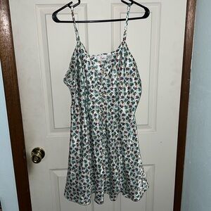 Sopré lingerie silky white with colorful flowers size: 22/24